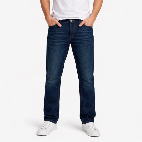 True Religion Other - True Religion Ricky Flap Jeans Mens 34x32 Relaxed Straight Dark Wash